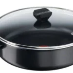 Tefal Simply Clean Σωτέζα από Αλουμίνιο Με Καπάκι με Αντικολλητική Επίστρωση 28cm B5677253
