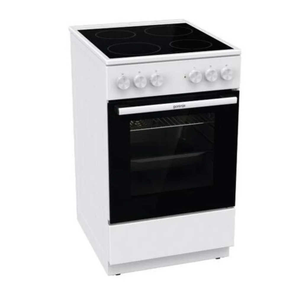 Gorenje GEC5A61WG Κουζίνα 70lt με Κεραμικές Εστίες Π50εκ. Λευκή - Image 1