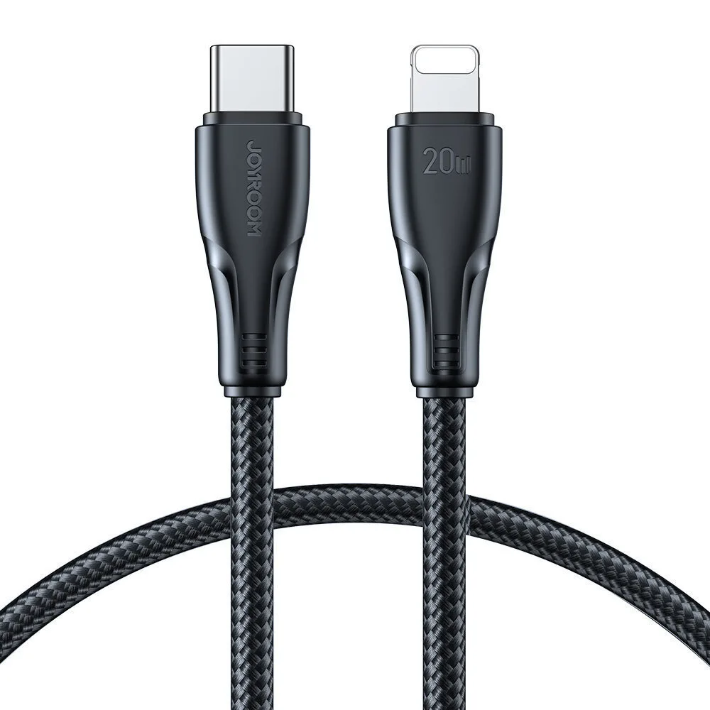 Joyroom S-CL020A11 Braided USB-C to Lightning Cable 20W Μαύρο 0.25m - Image 1