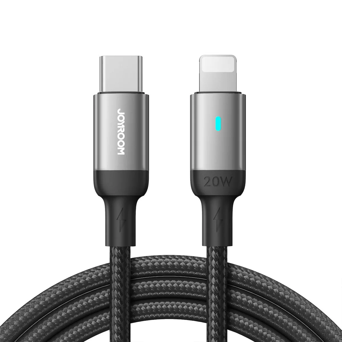 Joyroom S-CL020A10 Braided USB-C to Lightning Cable 20W Μαύρο 1.2m - Image 1