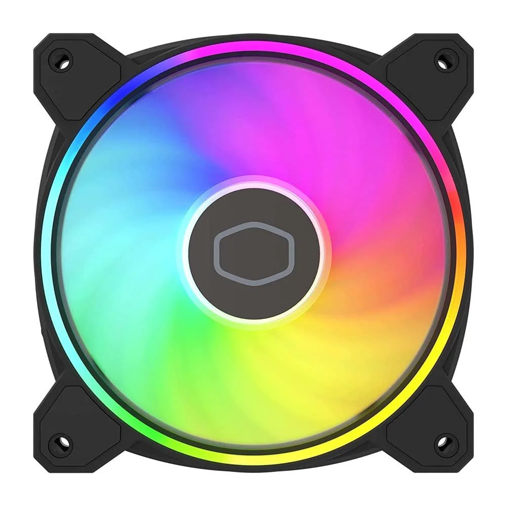 CoolerMaster Masterfan MF120 Halo² Case Fan με ARGB Φωτισμό και Σύνδεση 4-Pin PWM - Image 1