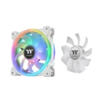 Thermaltake SWAFAN 12 RGB Case Fan 120mm με Σύνδεση 9-Pin 3τμχ Premium Edition White