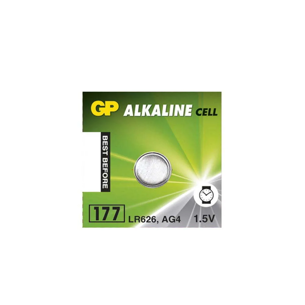 20230327150930_gp_batteries_gp_177_alkaliki_mpataria_rologion_lr626_1_5v_1tmch GP Batteries GP 177 Αλκαλική Μπαταρία Ρολογιών LR66 1.5V 1τμχ - Image 1