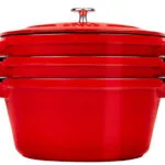 Zwilling J.A. Henckels Staub La Cocotte Σετ Μαγειρικά Σκεύη από Μαντέμι Κόκκινο 3τμχ