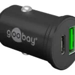 Goobay Φορτιστής Αυτοκινήτου 45W με Θύρες: 1xUSB 1xType-C Μαύρος 61739