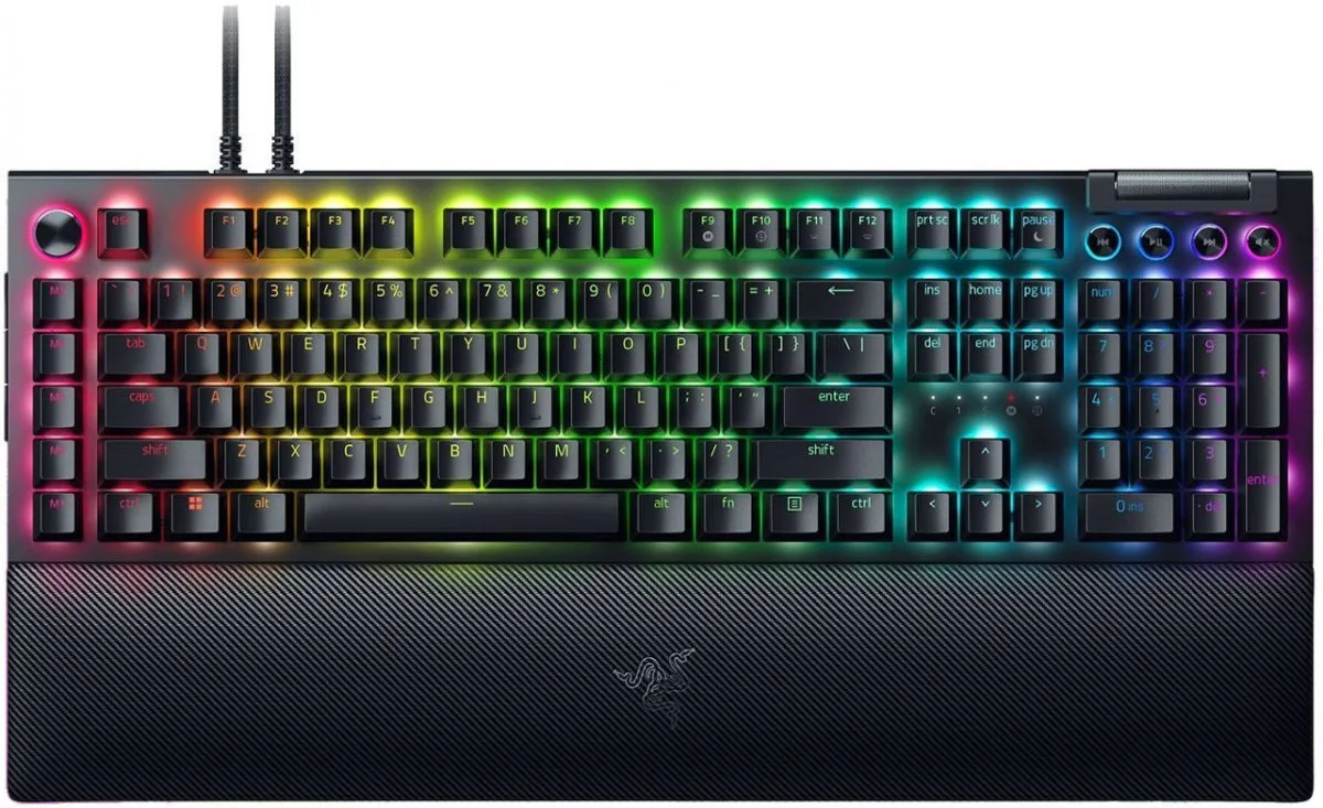 Razer BlackWidow V4 Pro Gaming Μηχανικό Πληκτρολόγιο με Razer Yellow διακόπτες και RGB φωτισμό (Αγγλικό US) - Image 1