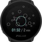 Polar Unite Αδιάβροχο Smartwatch με Παλμογράφο (Μαύρο)