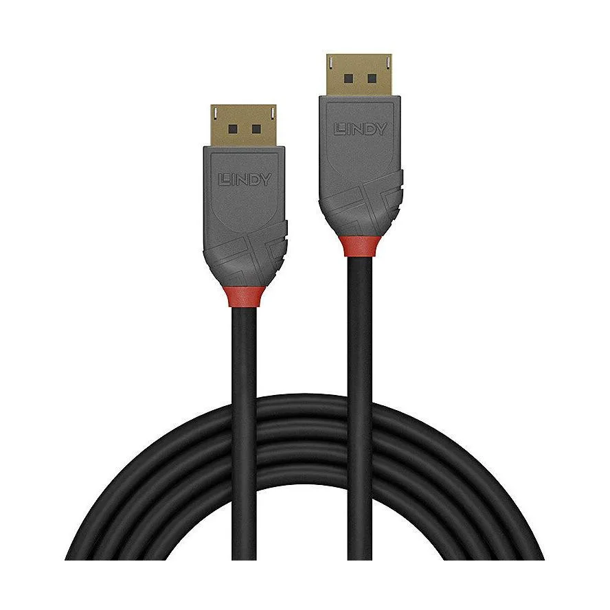 Lindy Cable DisplayPort male - DisplayPort male 0.5m Μαύρο (36480) - Image 1