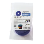 LogiLink Velcro Δεματικό Καλωδίων 400x16mm Μπλε 1τμχ