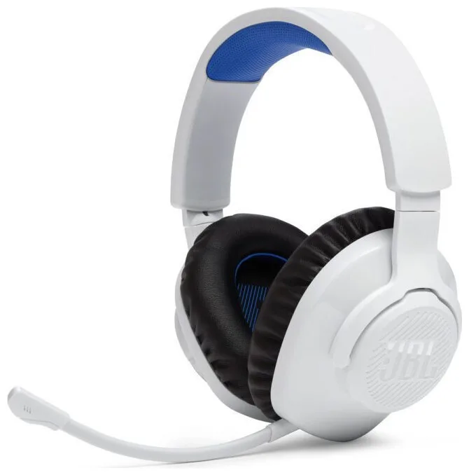 JBL Quantum 360P Ασύρματο Over Ear Gaming Headset με σύνδεση Bluetooth / USB Λευκό - Image 1
