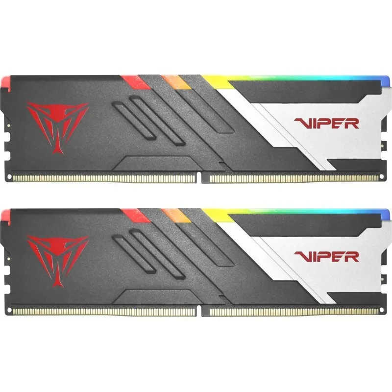 Patriot Viper Venom RGB DDR5 32GB RAM με 2x16GB Modules και Ταχύτητα 6400 για Desktop PVVR532G640C32K - Image 1