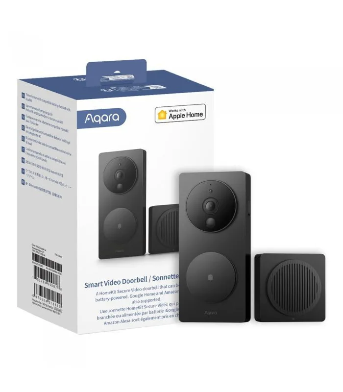 Aqara G4 Ασύρματο Κουδούνι Πόρτας Wi-Fi Συμβατό με Alexa και Google Home SVD-C03 Μαύρο - Image 1