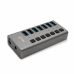 i-tec USB 3.0 Hub 7 Θυρών με σύνδεση USB-A & Θύρα Φόρτισης και Εξωτερική Παροχή Ρεύματος (U3CHARGEHUB7)