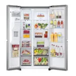 LG Ψυγείο Ντουλάπα 635lt NoFrost Υ179xΠ91.3xΒ73.5εκ. Inox GSJV70PZTE