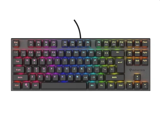 Genesis Thor 303 Gaming Μηχανικό Πληκτρολόγιο Tenkeyless με Outemu Peach Silent διακόπτες και RGB φωτισμό (Αγγλικό US) - Image 1