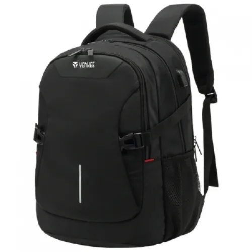 Yenkee YBB 1502 Flashpacker Αδιάβροχη Τσάντα Πλάτης για Laptop 15.6" με Θύρα USB σε Μαύρο χρώμα - Image 1