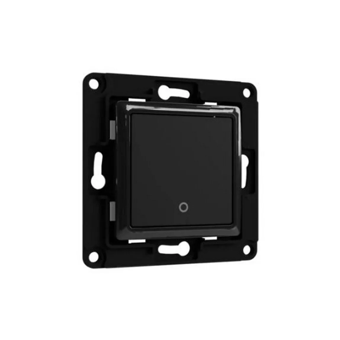 20230518150519_shelly_wall_switch_1_choneytos_diakoptis_toichou_gia_elegcho_fotismou_choris_plaisio_kai_ena_pliktro_mayros Shelly WS1 Χωνευτός Διακόπτης Τοίχου Wi-Fi Εντολών Μονός χωρίς Πλαίσιο Μαύρος - Image 1