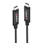 Lindy USB 3.2 Cable USB-C male - USB-C Μαύρο 5m (43308)