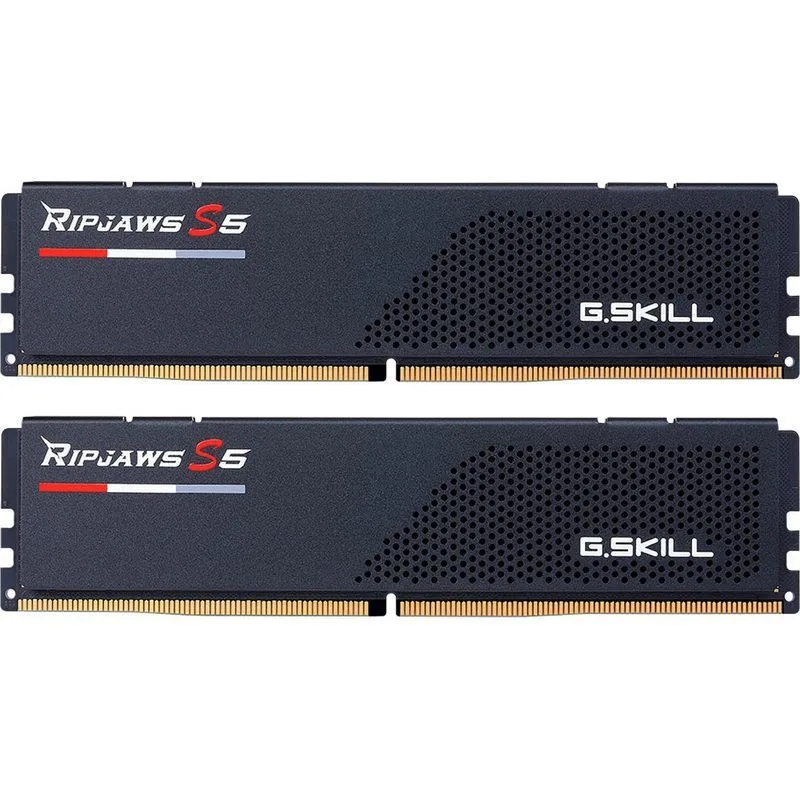 G.Skill Ripjaws S5 DDR5 96GB RAM με 2x48GB Modules και Ταχύτητα 5600 για Desktop F5-5600J4040D48GX2-RS5K - Image 1