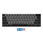 Sharkoon SKILLER SAC20 S4 ISO 61 PBT keycaps 4044951037469