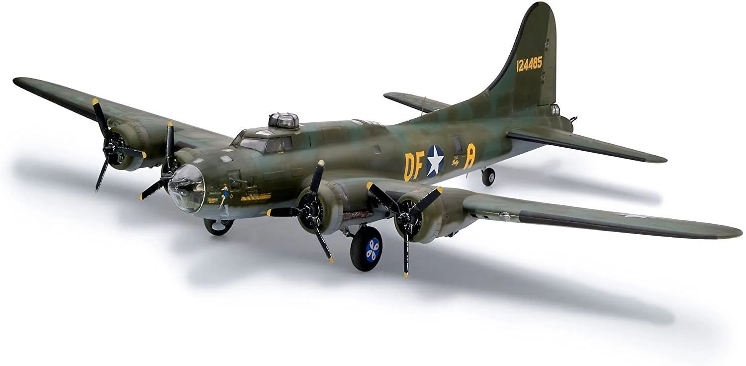 Revell B-17F Memphis Belle Φιγούρα Μοντελισμού Αεροπλάνο Πράσινη 107 Κομματιών σε Κλίμακα 1:48 49.4x65.6εκ. 04297 - Image 1