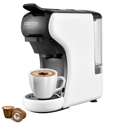 20230601155424_camry_kafetiera_gia_kapsoules_nespresso_leyki Camry Καφετιέρα για Κάψουλες Nespresso Πίεσης 19bar White CR4414 - Image 1