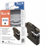 Peach 317205 Γνήσιο Μελάνι Εκτυπωτή InkJet Μαύρο (PI500-81)