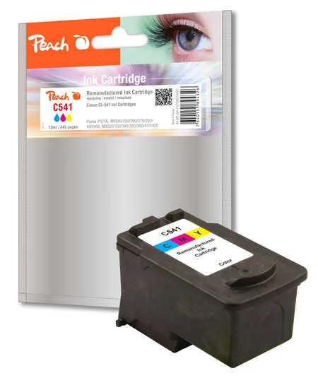 Peach 316477 Γνήσιο Μελάνι Εκτυπωτή InkJet Κίτρινο / Κυανό / Ματζέντα (PI100-157) - Image 1