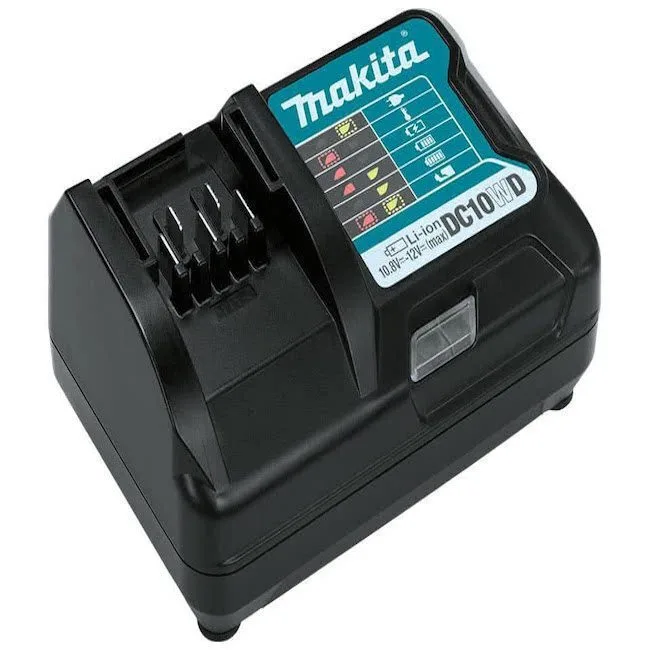 20230608101014_makita_fortistis_dc10wd_gia_mpataries_ergaleion_12v Makita Φορτιστής Μπαταριών Εργαλείου 12V Λιθίου DC10WD - Image 1