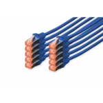 Digitus S/FTP Cat.6 Καλώδιο Δικτύου Ethernet 5m Μπλε 1τμχ DK-1644-050-B-10