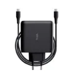 Trust Φορτιστής με Θύρα USB-C και Καλώδιο USB-C 100W Quick Charge 3.0 Μαύρος (Maxo)