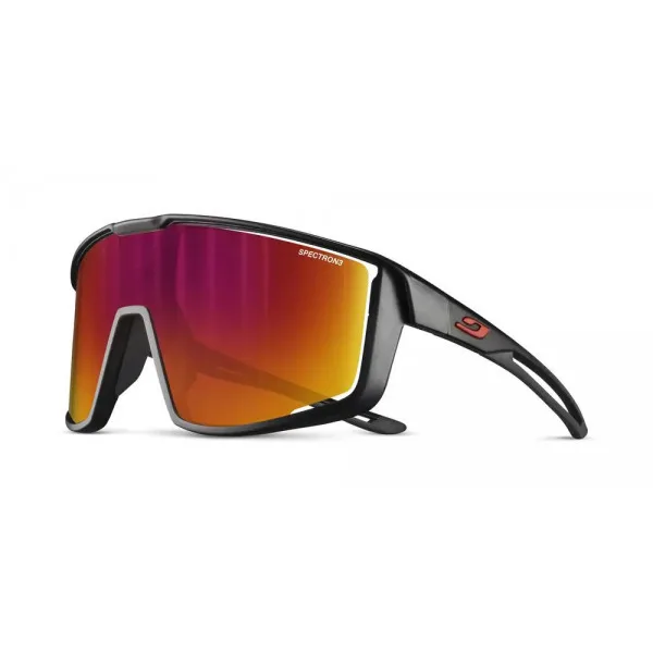 20230615085917_julbo_fury_j5311122 Julbo Fury Ανδρικά Γυαλιά Ηλίου με Μαύρο Κοκκάλινο Σκελετό και Πορτοκαλί Καθρέφτη Φακό J5311122 - Image 1