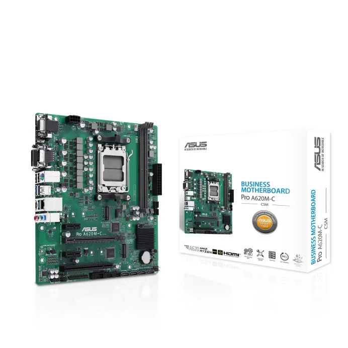 20230616113656_asus_pro_a620m_c_csm_motherboard_micro_atx_me_amd_am5_socket Asus Pro A620M-C-CSM Motherboard Micro ATX με AMD AM5 Socket 90MB1F80-M0EAYC - Image 1