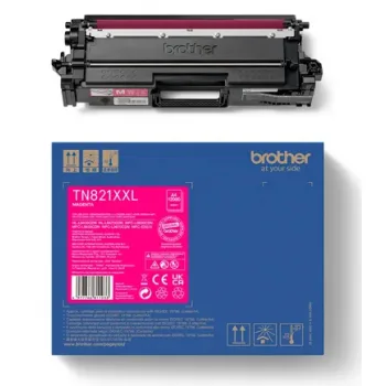 Brother TN-821XXLM Γνήσιο Toner Laser Εκτυπωτή Ματζέντα 12000 Σελίδων TN-821XXLM - Image 1