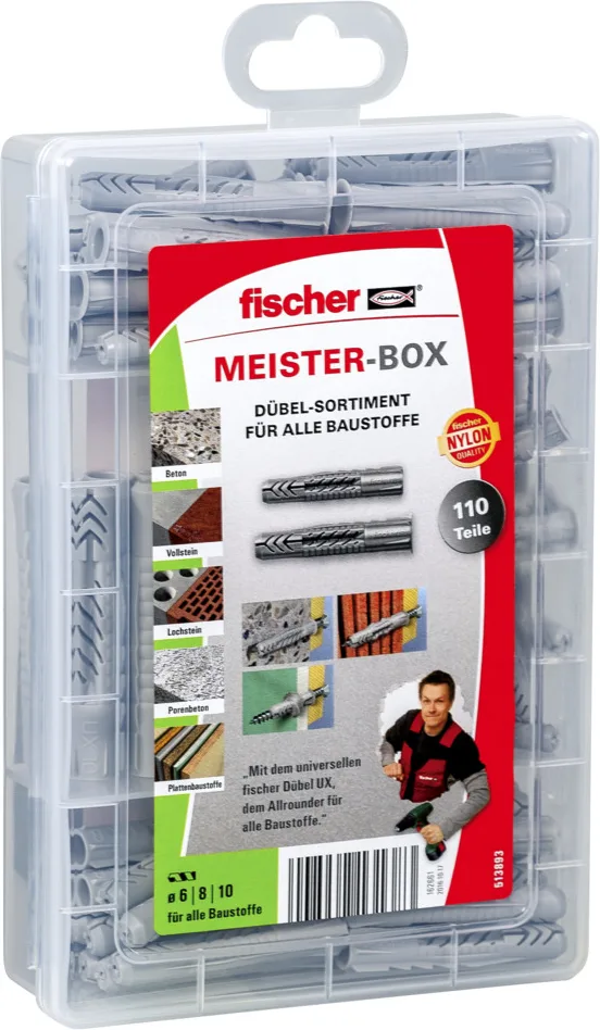 20230621132214_fischer_oupa_plastiko_513893_110tmch fischer Ούπα Πλαστικό 110τμχ 513893 - Image 1