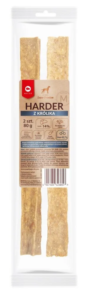 Maced Harder Λιχουδιές σε Stick Σκύλου Μικρόσωμων Φυλών χωρίς Γλουτένη με Κουνέλι 1εκ. 100gr - Image 1