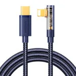 Joyroom S-CL020A6 Angle (90°) / Braided USB-C to Lightning Cable 20W Μπλε 1.2m