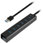 Axagon USB 3.0 Hub 7 Θυρών με σύνδεση USB-A (HUE-SA7BP)