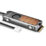 Axagon CLR-M2FAN Ψύξη Μ.2 SSD Γκρι
