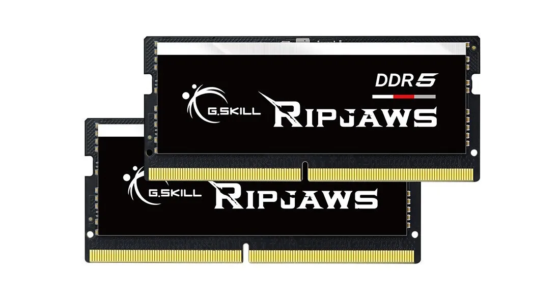 G.Skill Ripjaws DDR5 32GB RAM με 2x16GB Modules και Ταχύτητα 5600 για Laptop F5-5600S4040A16GX2-RS - Image 1