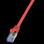 LogiLink S/FTP Cat.6a Καλώδιο Δικτύου Ethernet 2m Κόκκινο 1τμχ CQ3054S