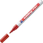 Edding 751 Ανεξίτηλος Μαρκαδόρος Κόκκινος 1mm 4-751002