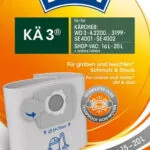 KAE 3/3 Σακούλες Σκούπας 3τμχ Συμβατή με Σκούπα Universal