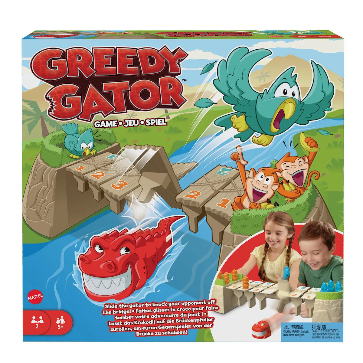20230724101822_mattel_epitrapezio_paichnidi_greedy_gator_gia_2_paiktes_5_eton_hrc09 Επιτραπέζιο Παιχνίδι Greedy Gator για 2 Παίκτες 5+ Ετών HRC09 Mattel - Image 1