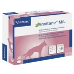 Virbac ANXITANE Συμπλήρωμα Διατροφής Σκύλου σε Δισκία 30 tabs για Διαχείριση Άγχους & Στρες 714034