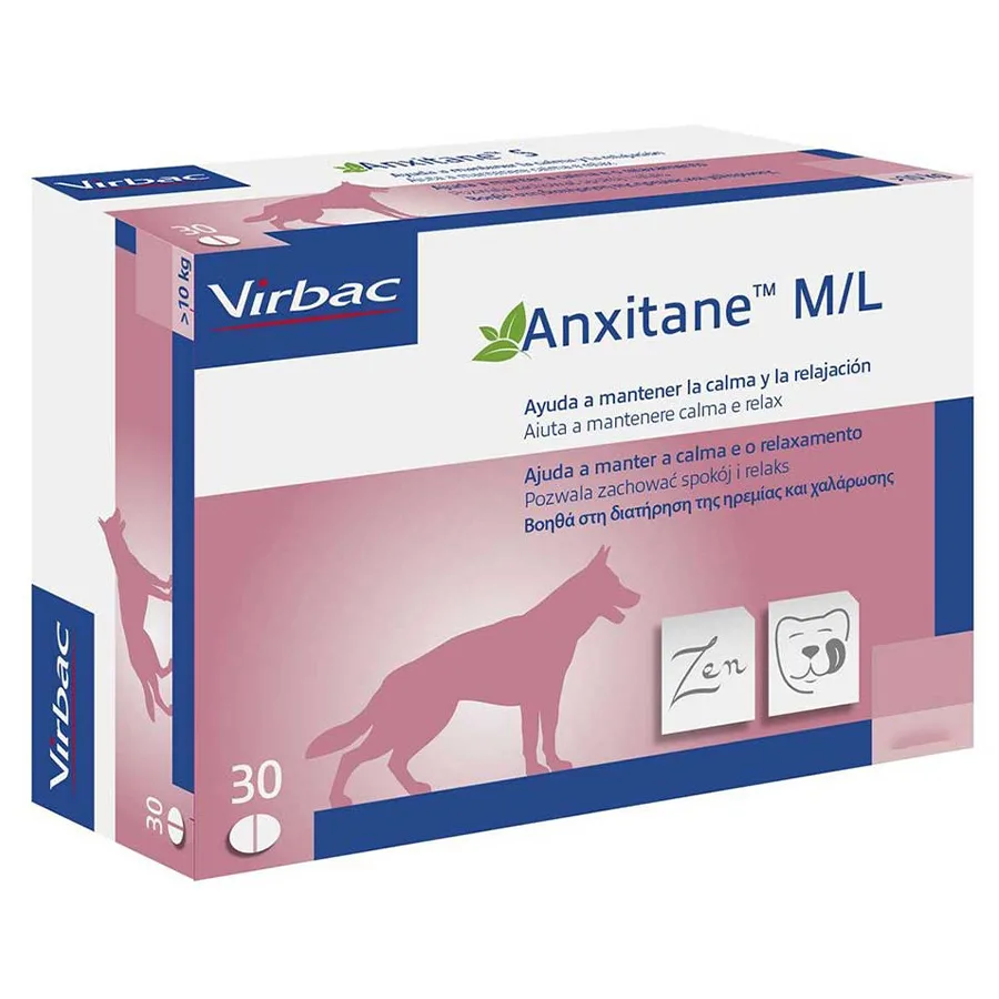 20230725201737_virbac_anxitane_sympliroma_diatrofis_skylou_se_diskia_30_tabs_714034 Virbac ANXITANE Συμπλήρωμα Διατροφής Σκύλου σε Δισκία 30 tabs για Διαχείριση Άγχους & Στρες 714034 - Image 1