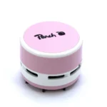Peach Mini Φορητό Σκουπάκι σε Ροζ Χρώμα