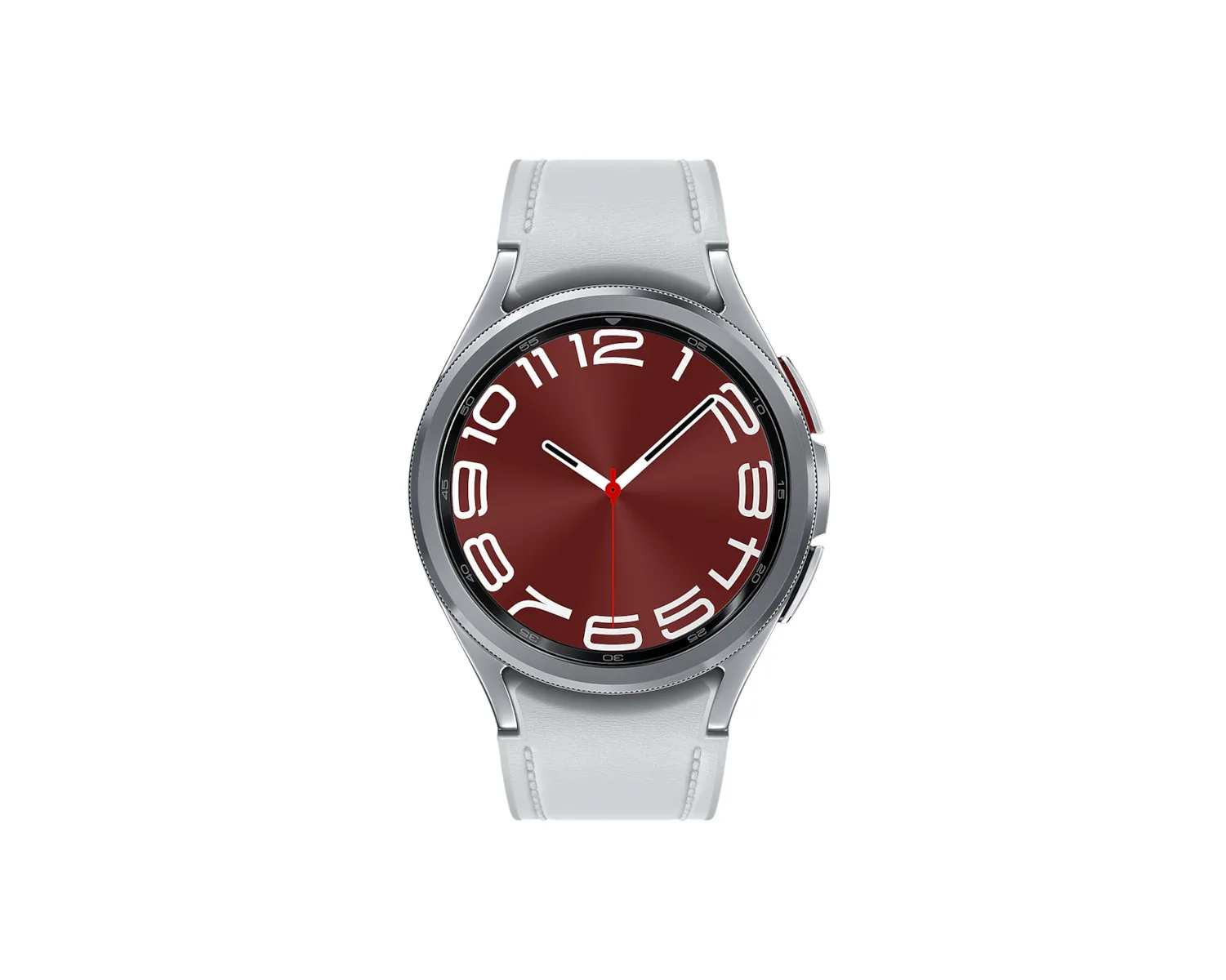 Samsung Galaxy Watch6 Classic Bluetooth Stainless Steel 43mm Αδιάβροχο με Παλμογράφο (Ασημί) - Image 1