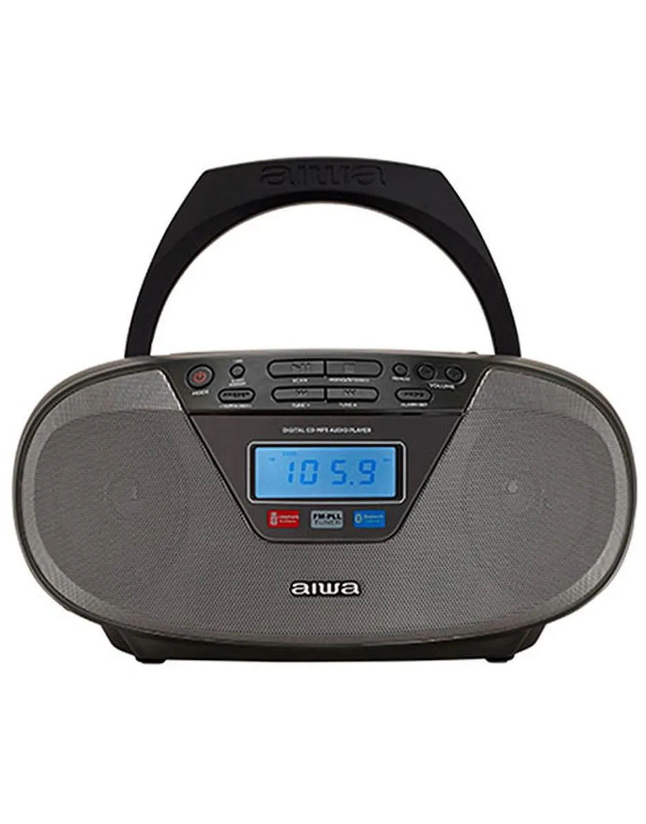 Aiwa Φορητό Ηχοσύστημα BBTU-400BK με Bluetooth / CD / Ραδιόφωνο / USB σε Μαύρο Χρώμα - Image 1