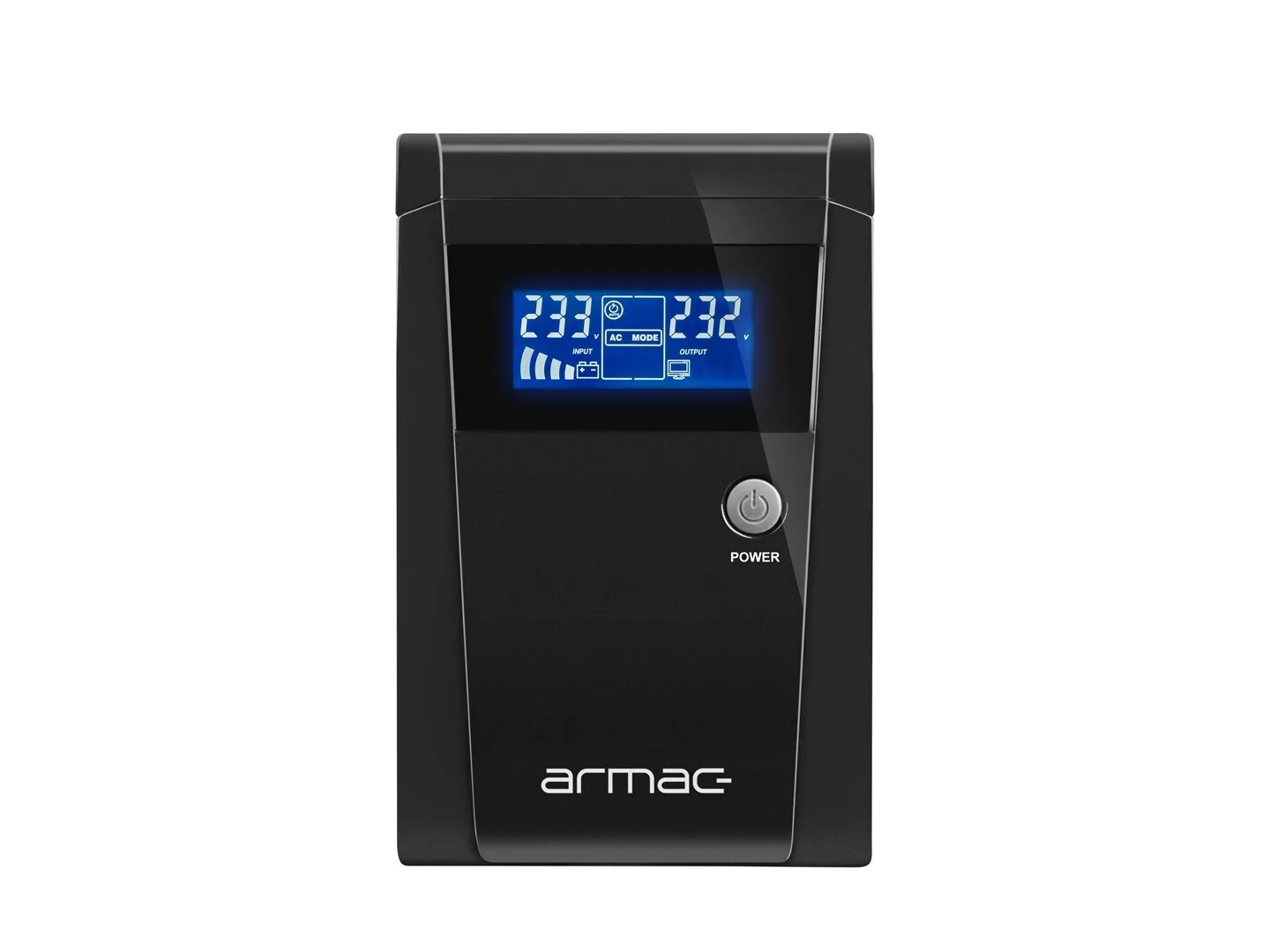 Armac O/1000E/LCD (FR) Mini UPS Line-Interactive 1000VA 650W με 3 Schuko Πρίζες - Image 1